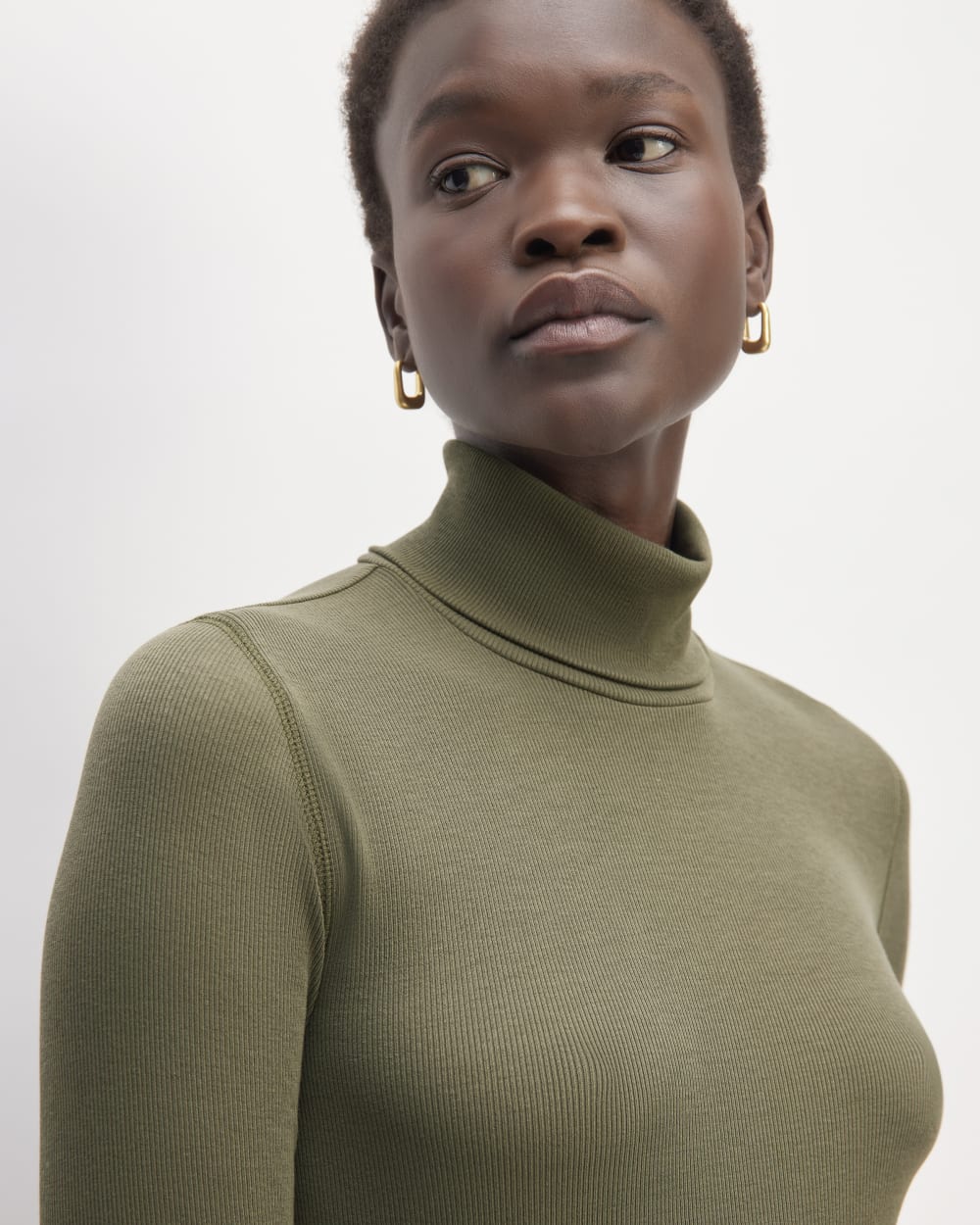 The Luxe Rib Turtleneck | Kalamata