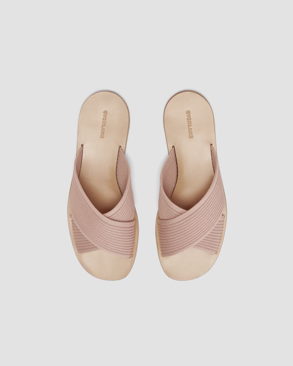 The Day Crossover Sandal | Pale Pink