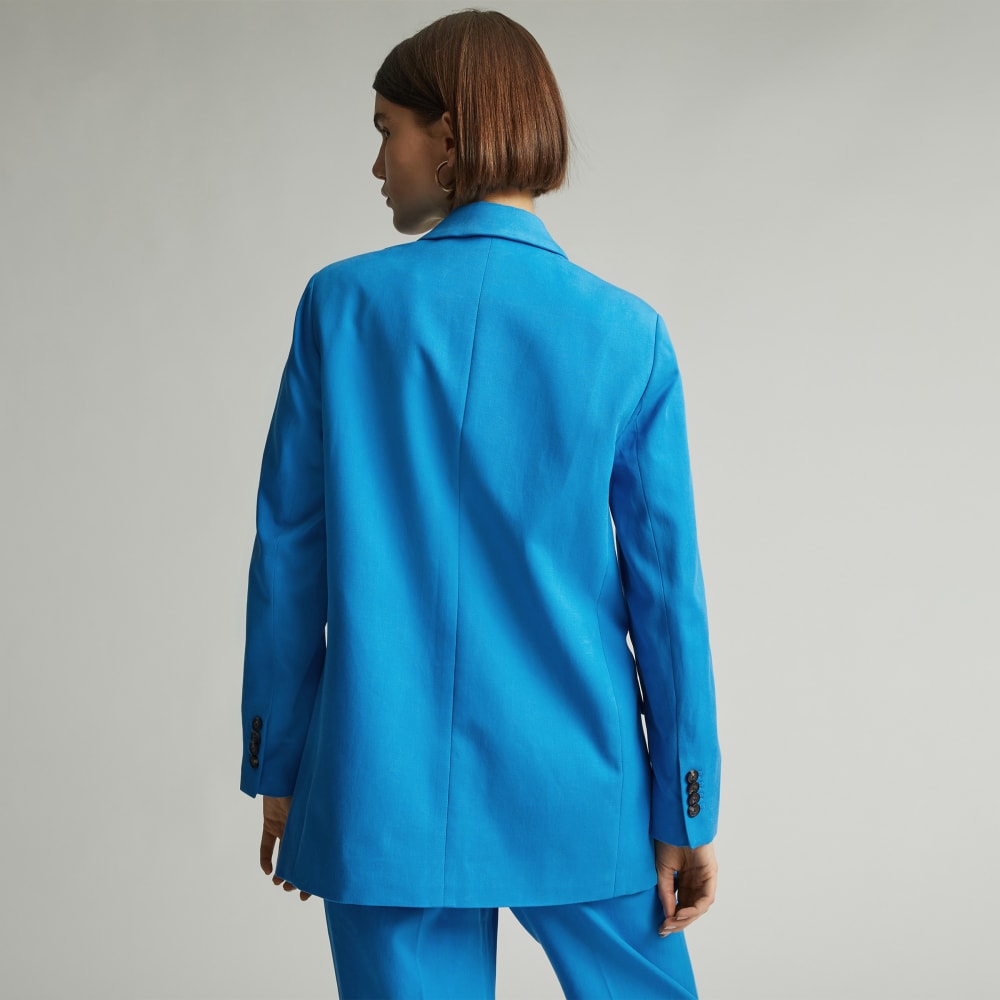 The Oversized Blazer in Buttersmooth | Brilliant Blue