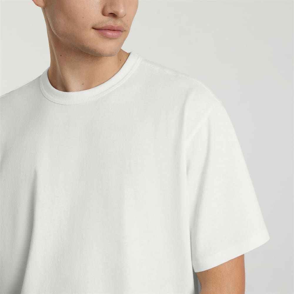 The Everyone Relaxed Hemp Tee | White