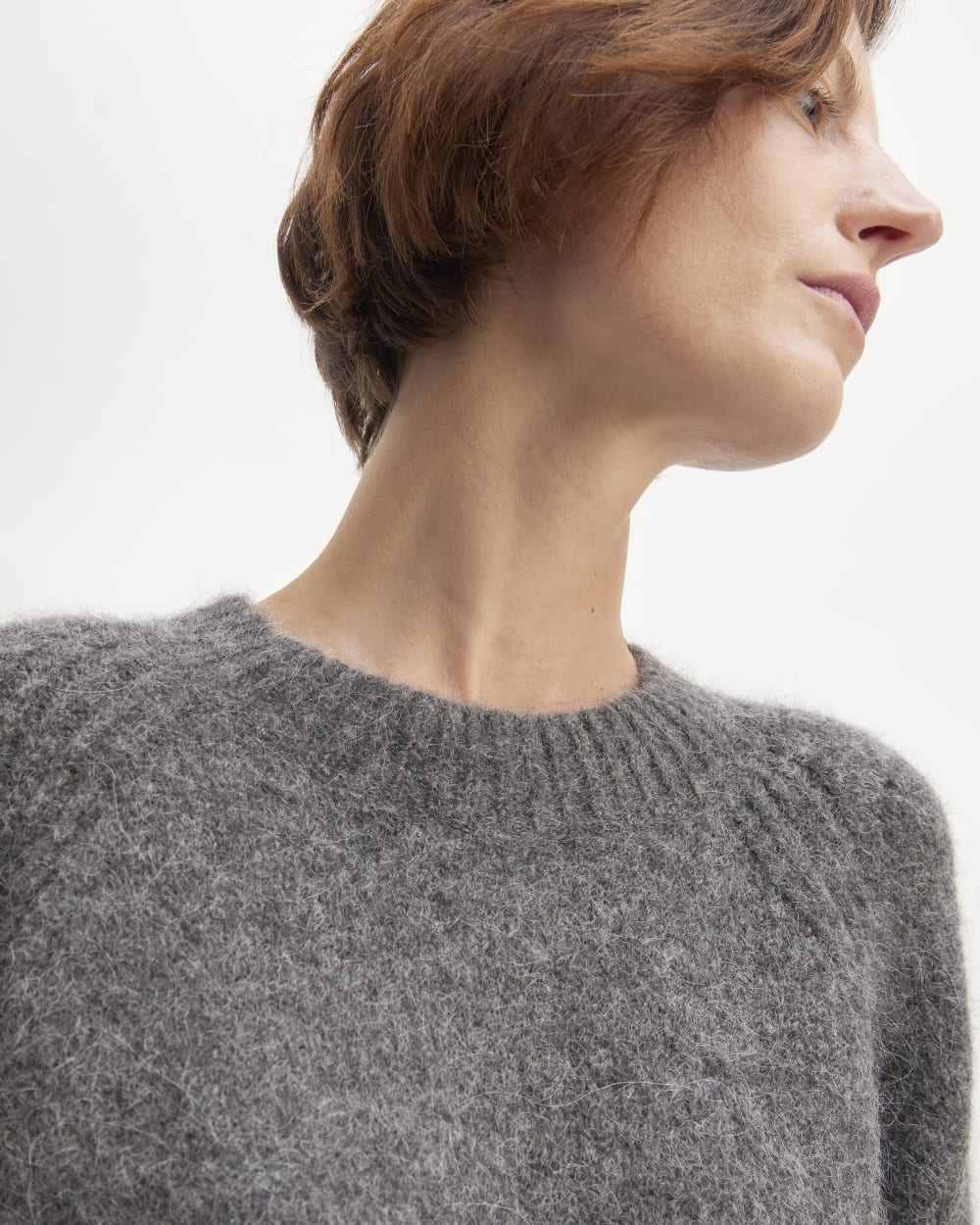 The SuperFuzz Alpaca Crew | Dark Charcoal