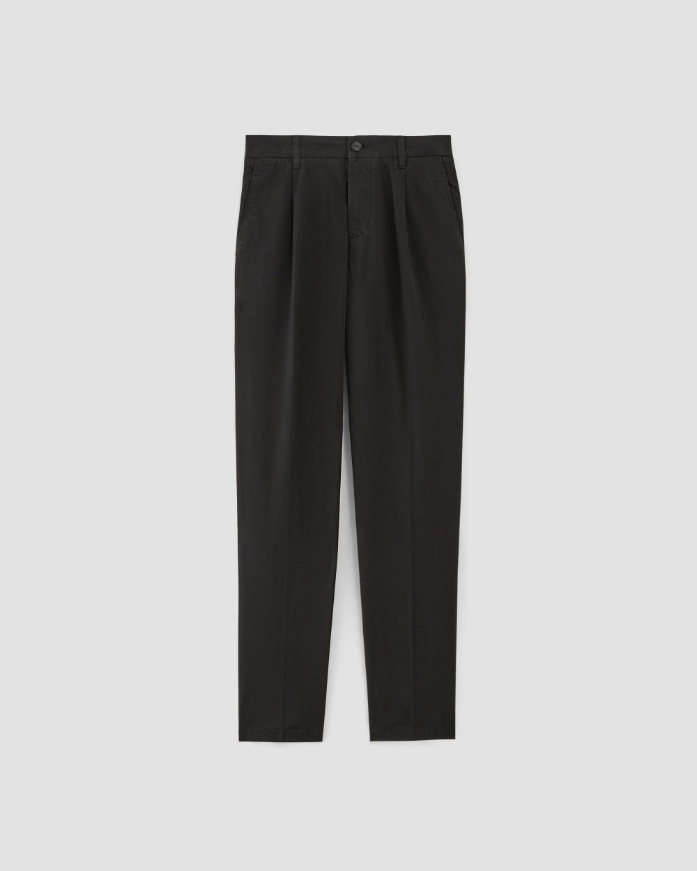 The Pleated Air Chino | Black