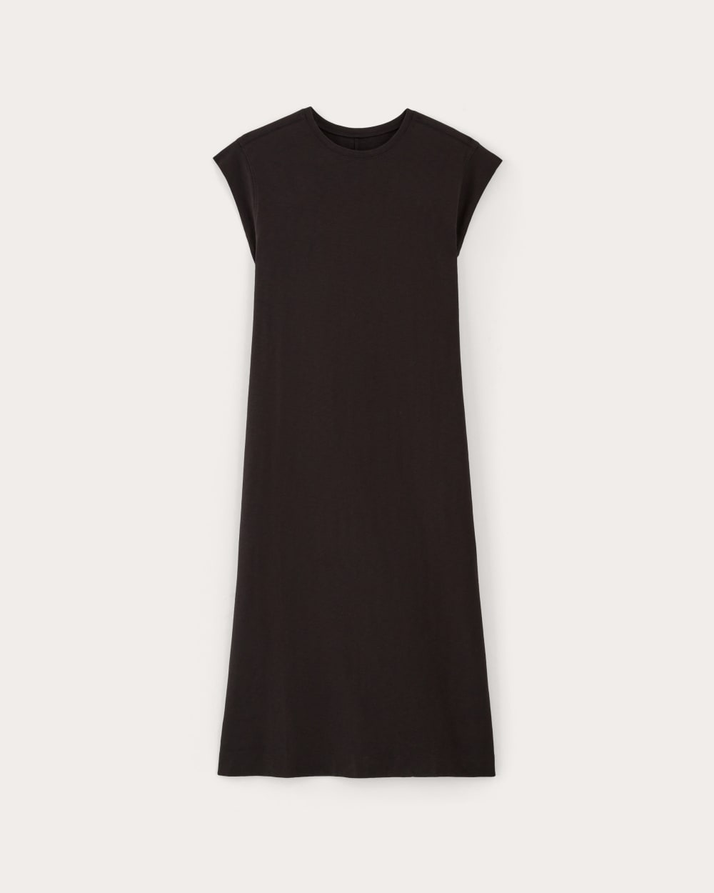 The Muscle Tee Midi Dress | Black
