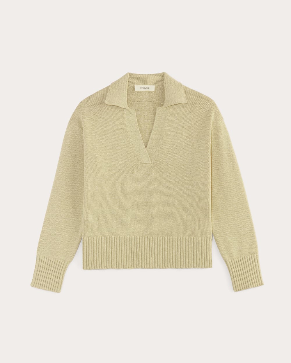 The Boxy Polo in Everyday Cotton | Mojave Desert / Natural