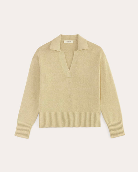 The Boxy Polo in Everyday Cotton | Mojave Desert / Natural