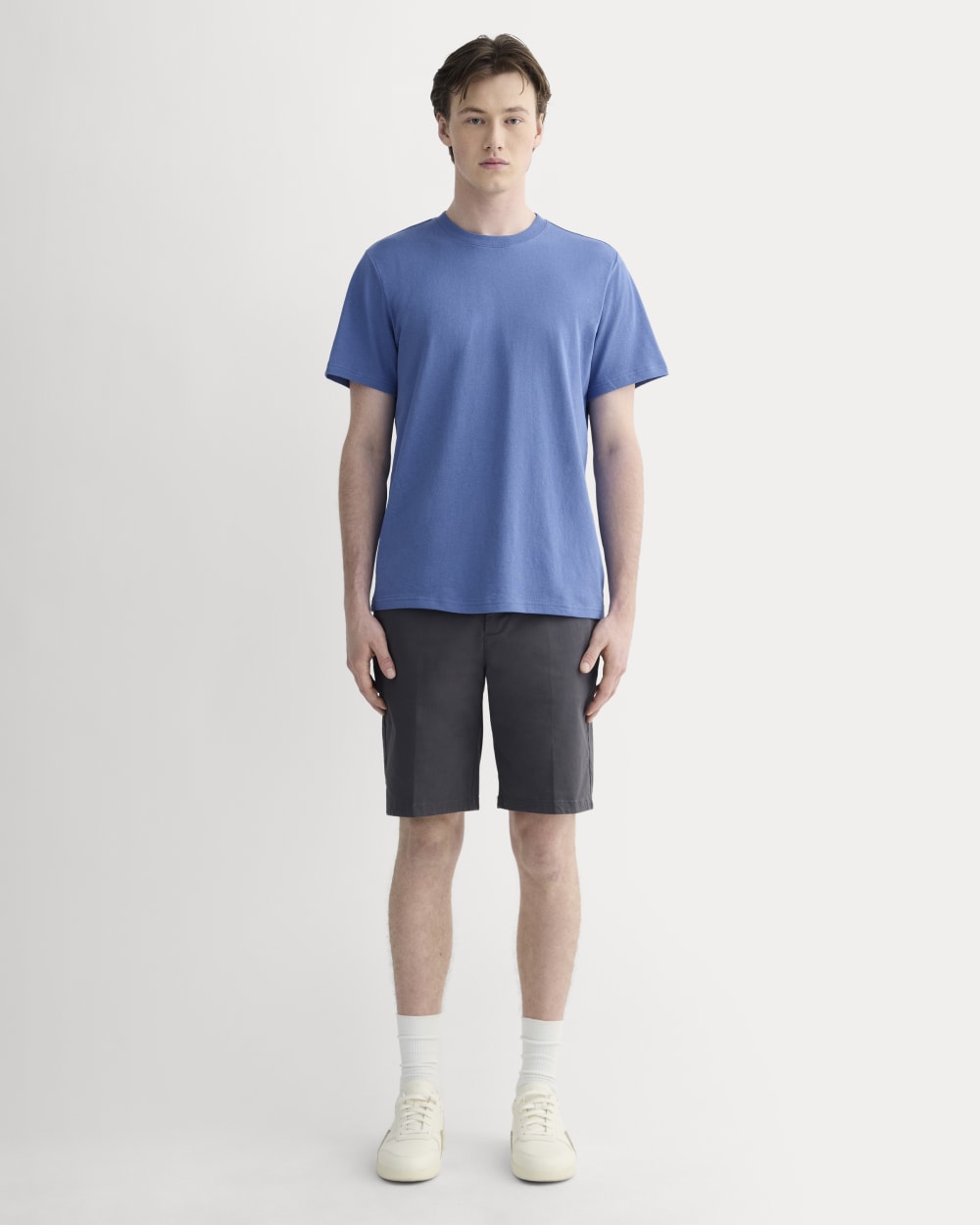 The Premium-Weight Crew | Uniform | Soft Cobalt
