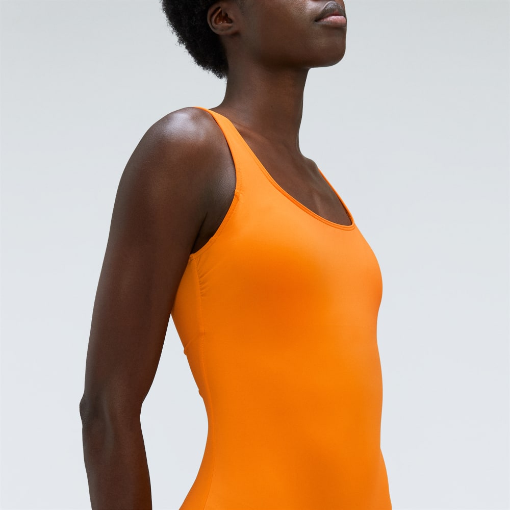The Square-Neck One-Piece | Turmeric