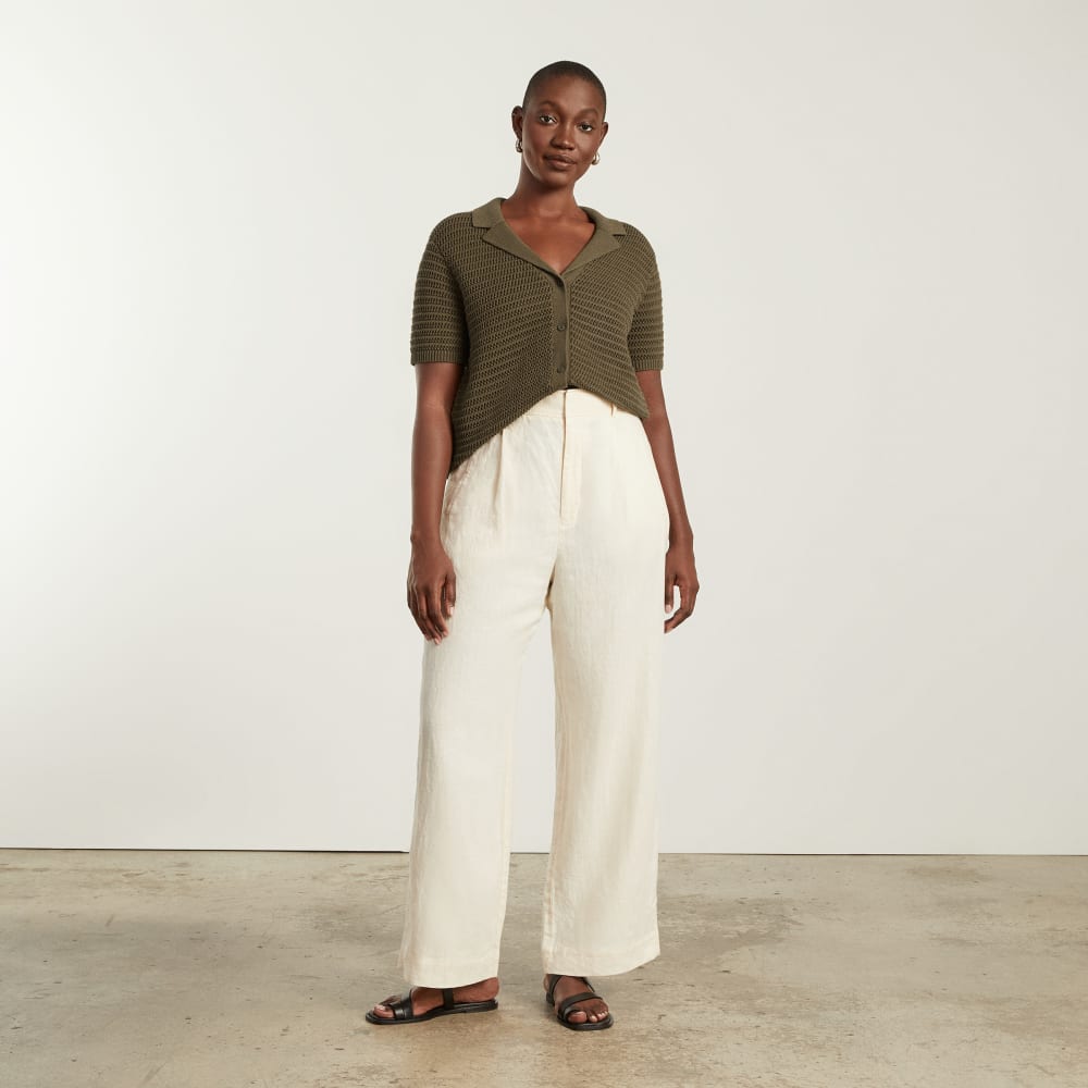 The Crochet Knit Polo | Beech