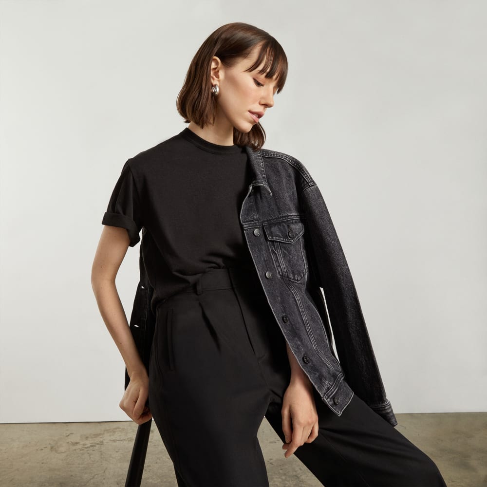 The Everyone Relaxed Hemp Tee | Black