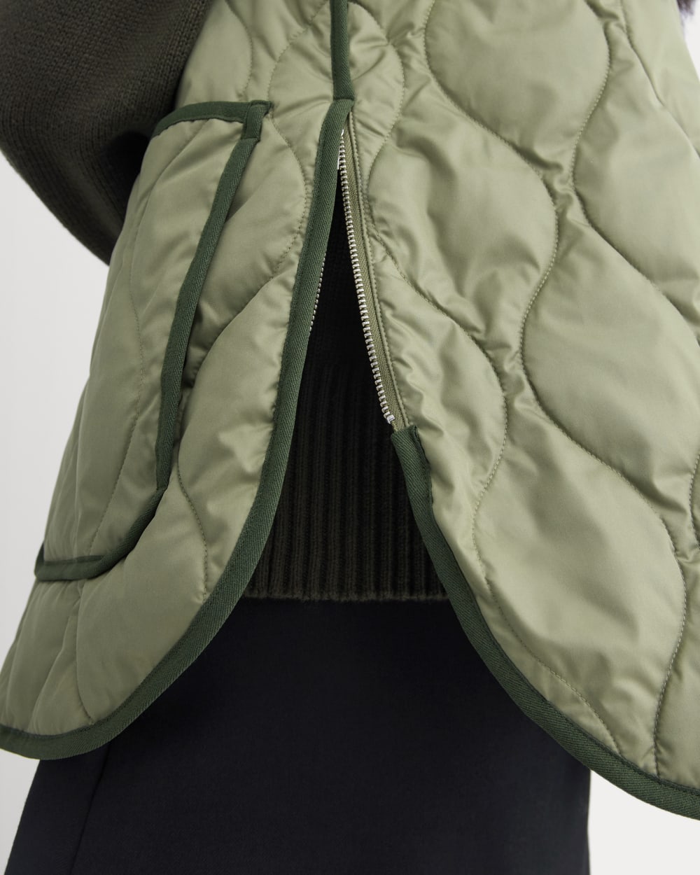 ReNew Quilted Vest | Lichen Green
