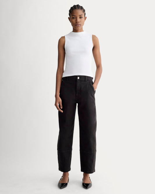 The Utility Barrel Pant | Black | Regular