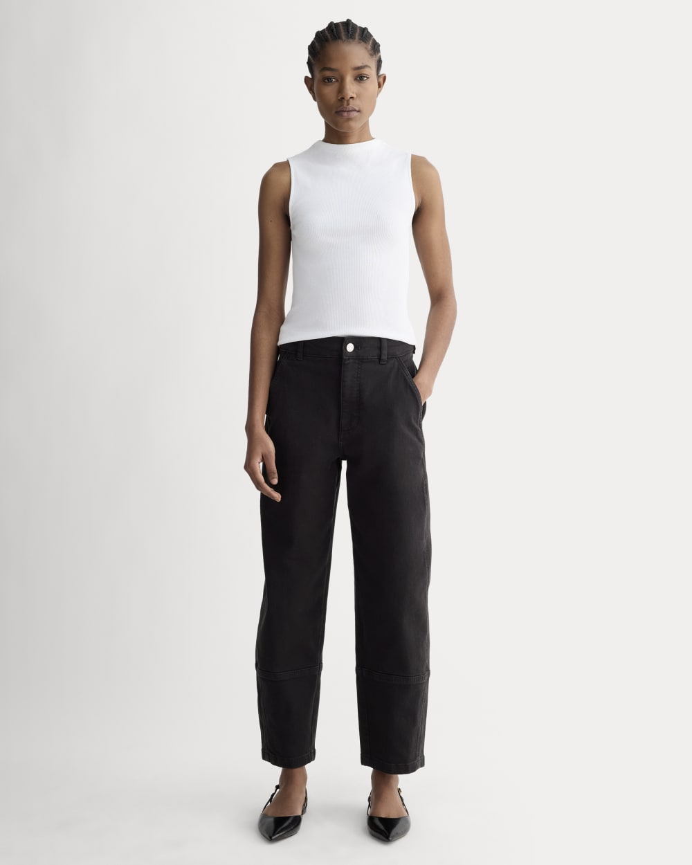 The Utility Barrel Pant | Black | Tall