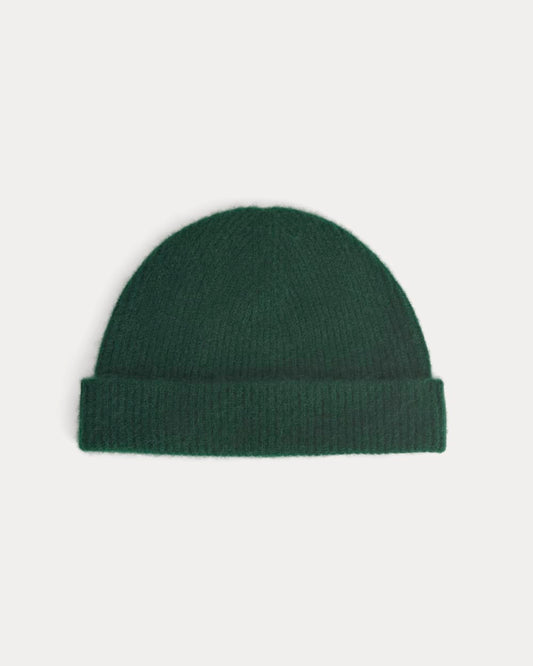 Cashmere Docker Beanie | Dark Green