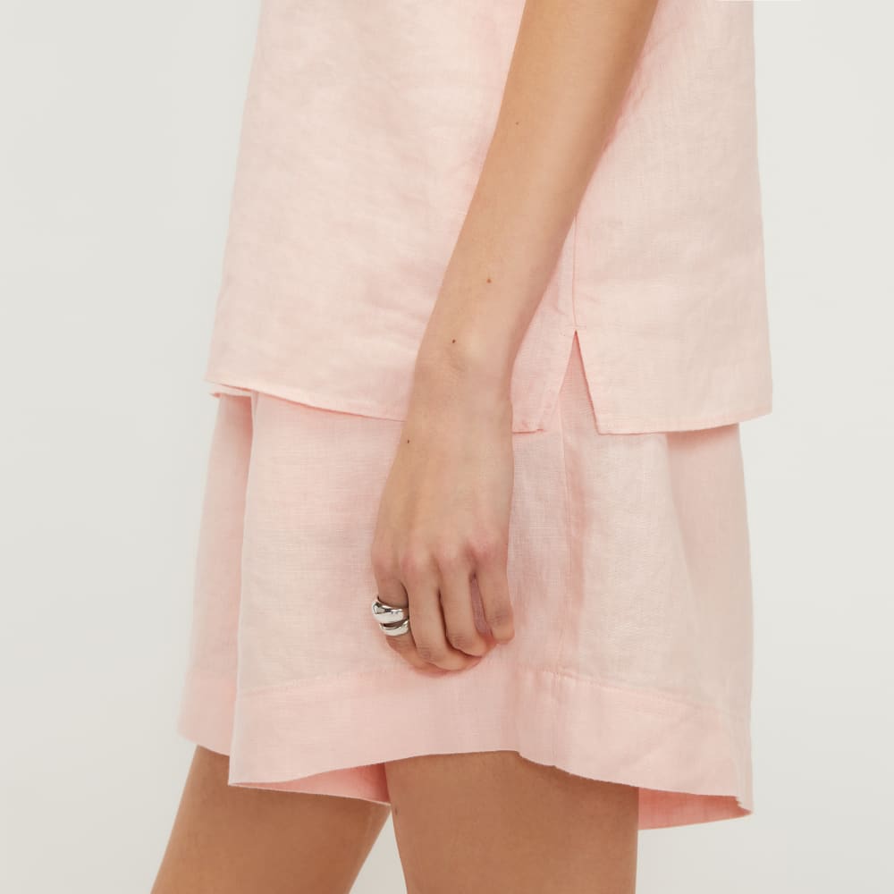 The Scoop Tank in Linen | Petal Pink