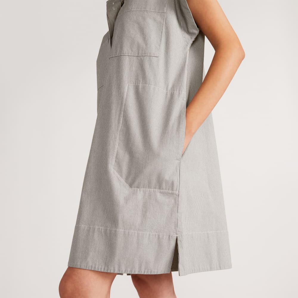 The Easy Workwear Dress | Canvas Tan / Navy
