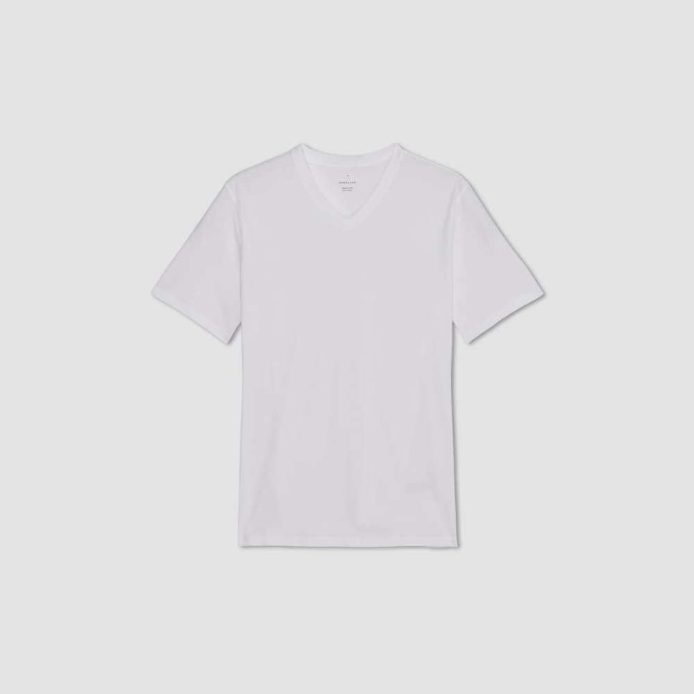 The Organic Cotton V-Neck Tee | White