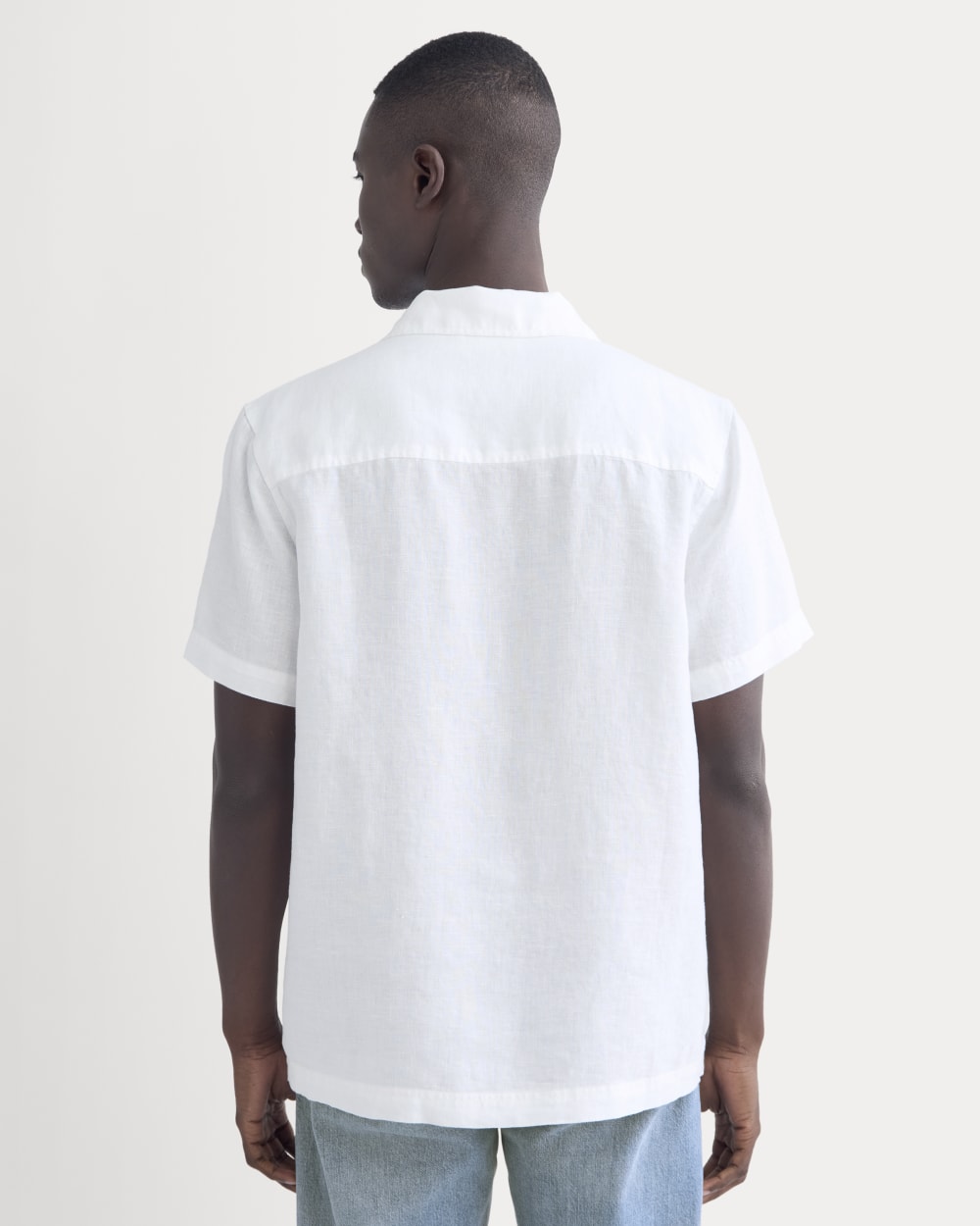 The Resort Shirt in Linen | White