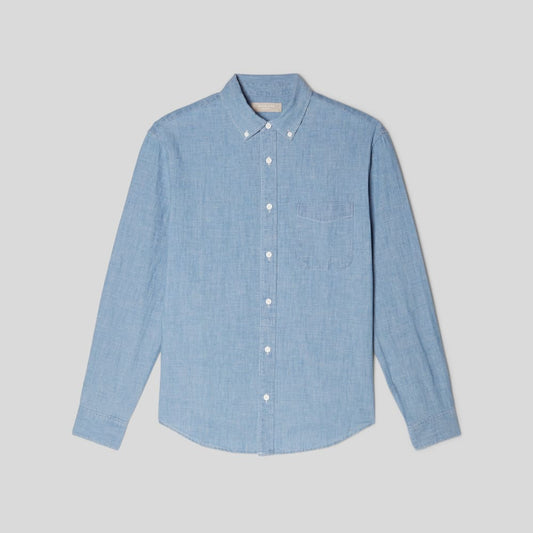 The Relaxed Organic Chambray Shirt  | Mid ReChambray