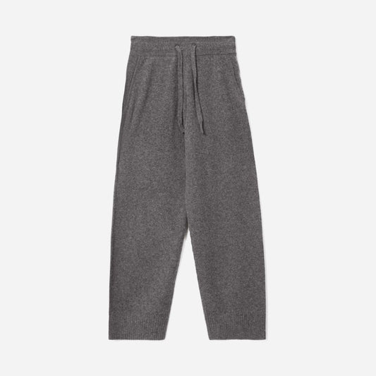 The Cozy-Stretch Wide-Leg Sweatpant | Heathered Charcoal