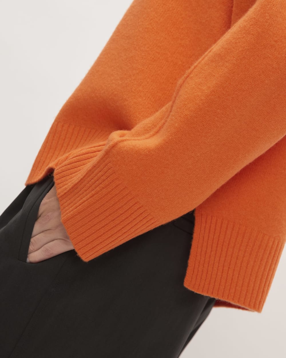 The Good Merino Wool Crewneck Sweater | Orange