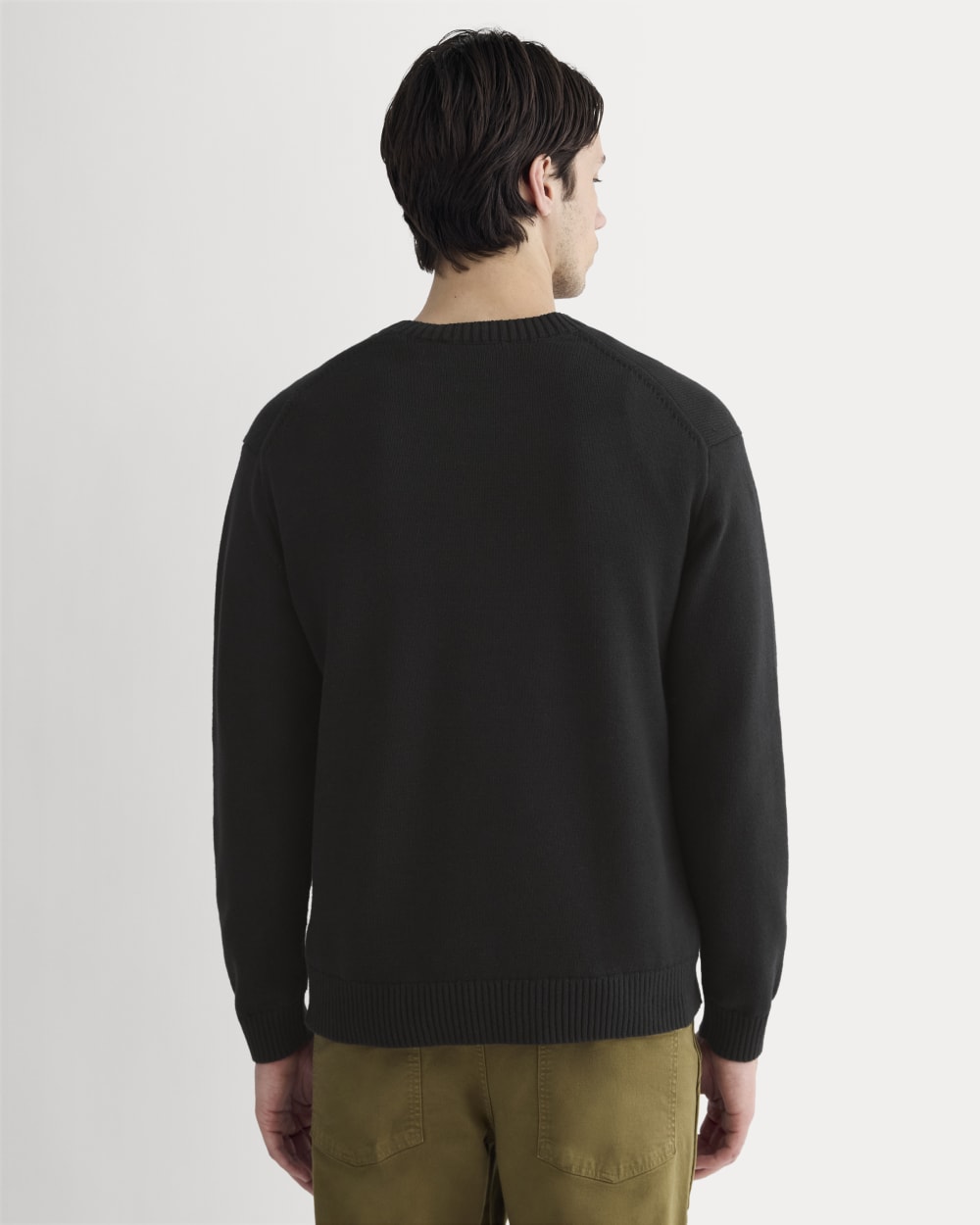 The Classic Sweater in Everyday Cotton | Black