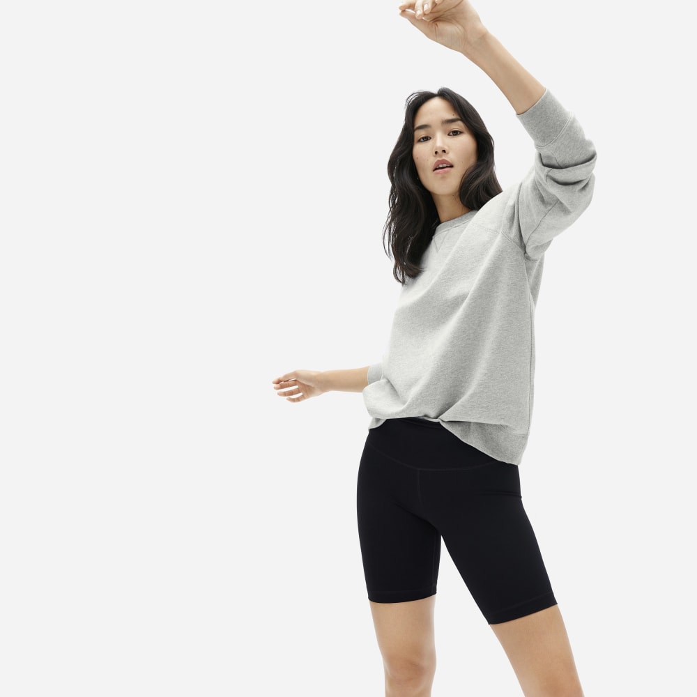 The Unisex French Terry Crew |  Heathered Grey