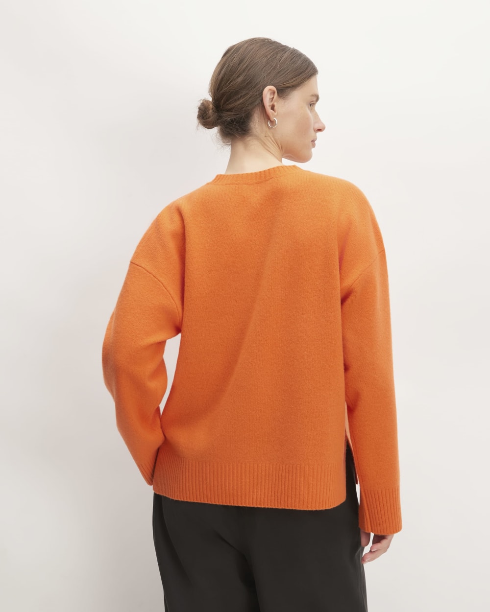 The Good Merino Wool Crewneck Sweater | Orange