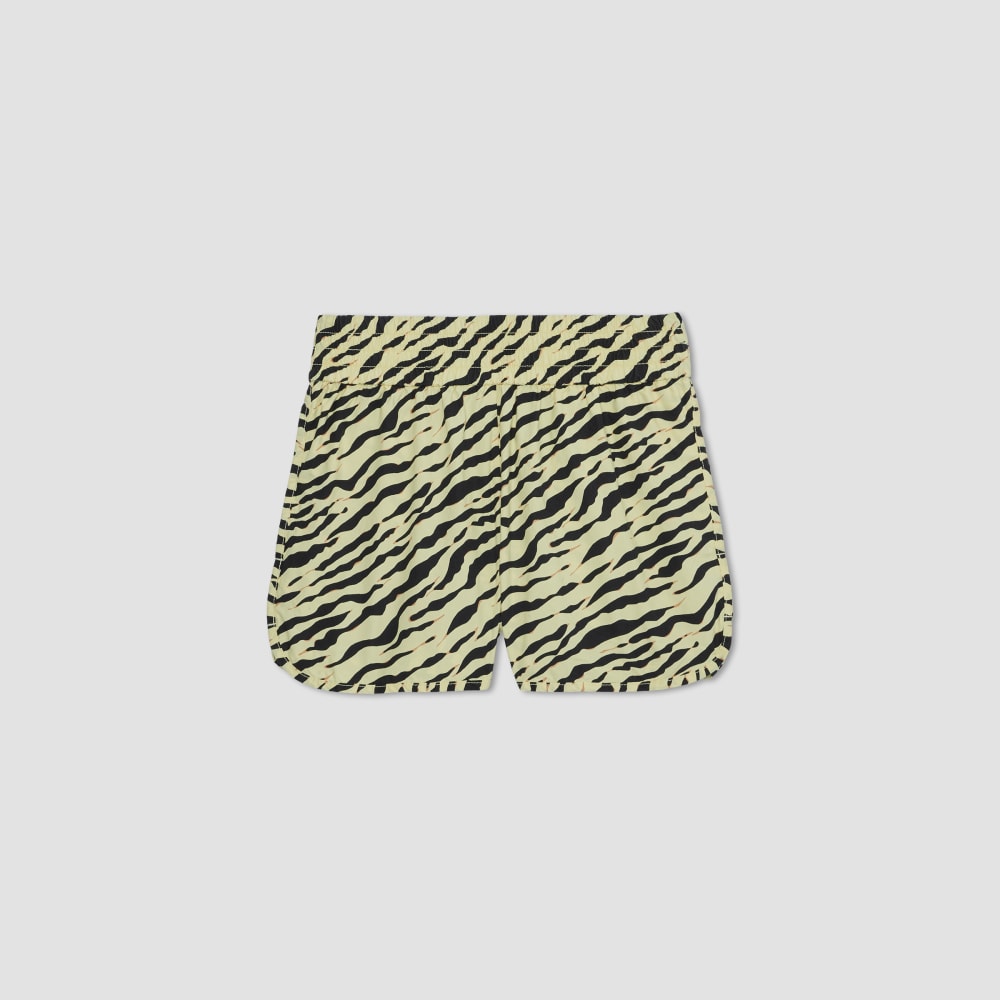 The Poplin Boxer Short | Pale Yellow Tiger Stripe