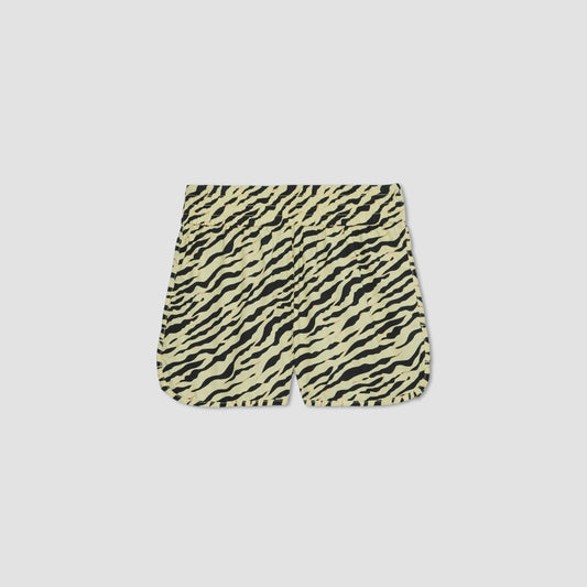 The Poplin Boxer Short | Pale Yellow Tiger Stripe
