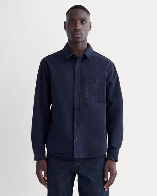 The Canvas Organic Cotton Overshirt | Navy