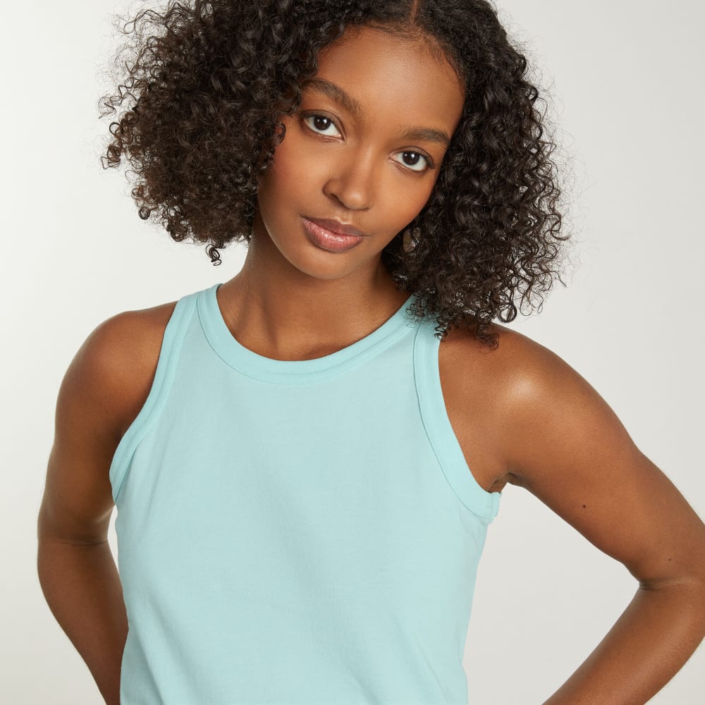 The Tank in Essential Cotton | Ice Blue