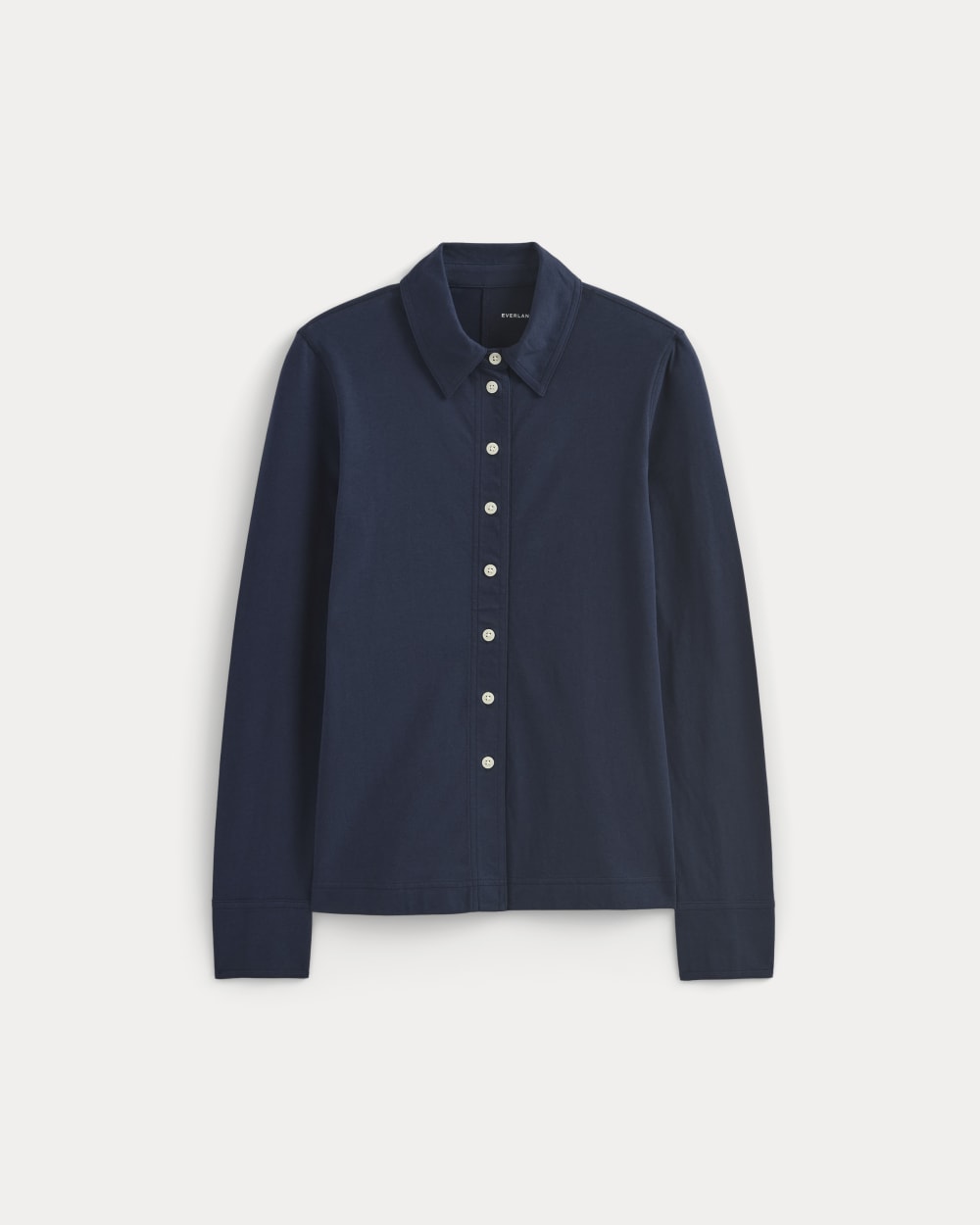 Button-Up Shirt in Essential Cotton | Navy