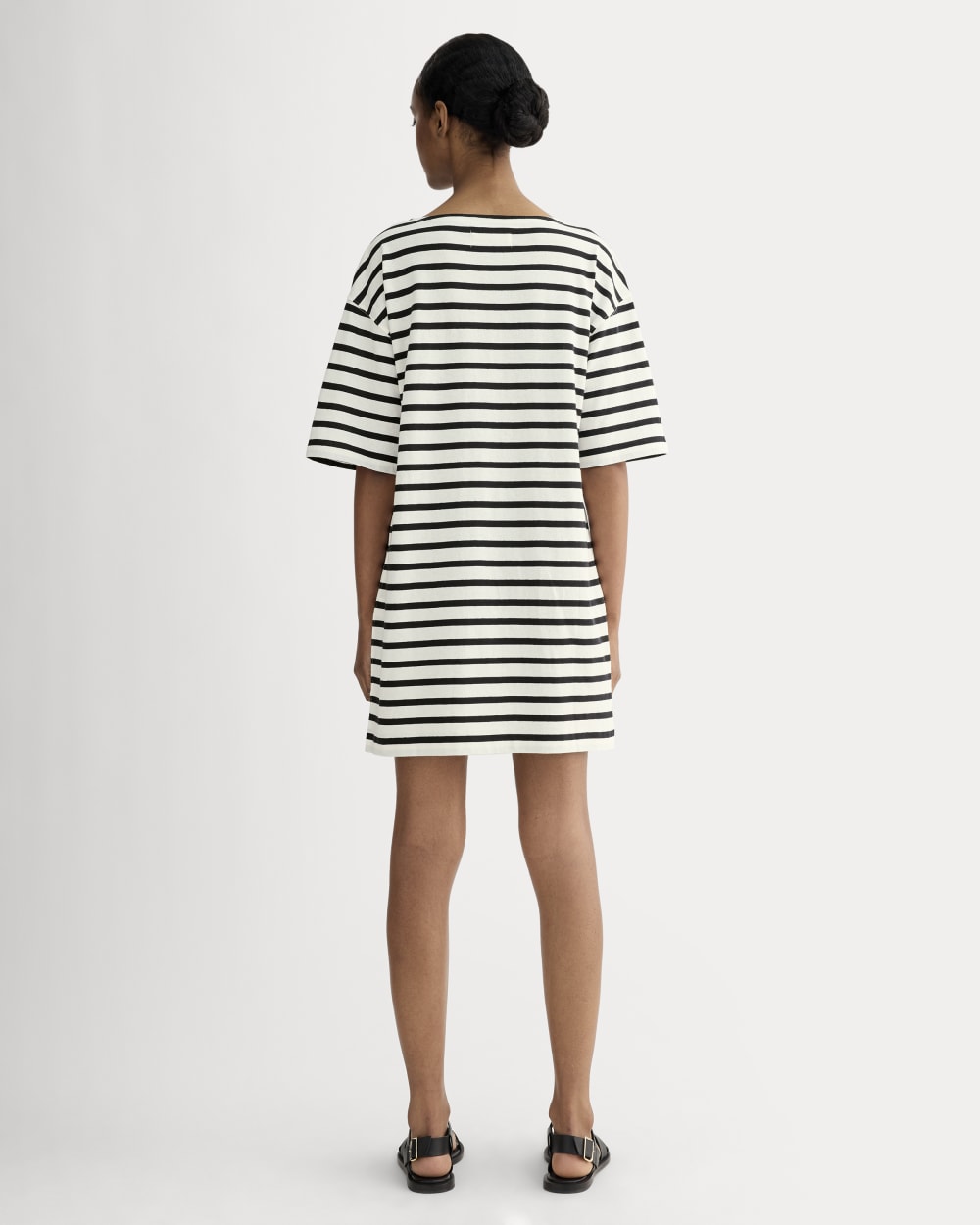 The Mariner Dress | Bone / Black
