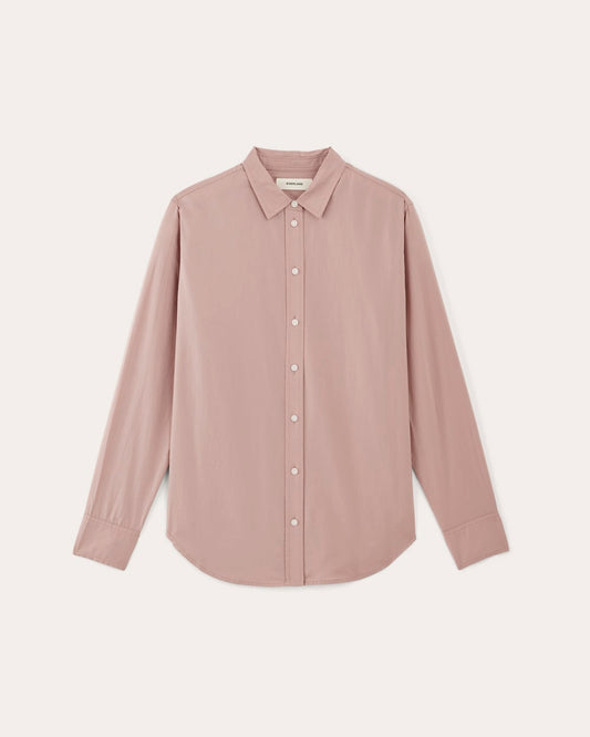 The Must-Have Shirt in Silky Cotton | Dusty Rose