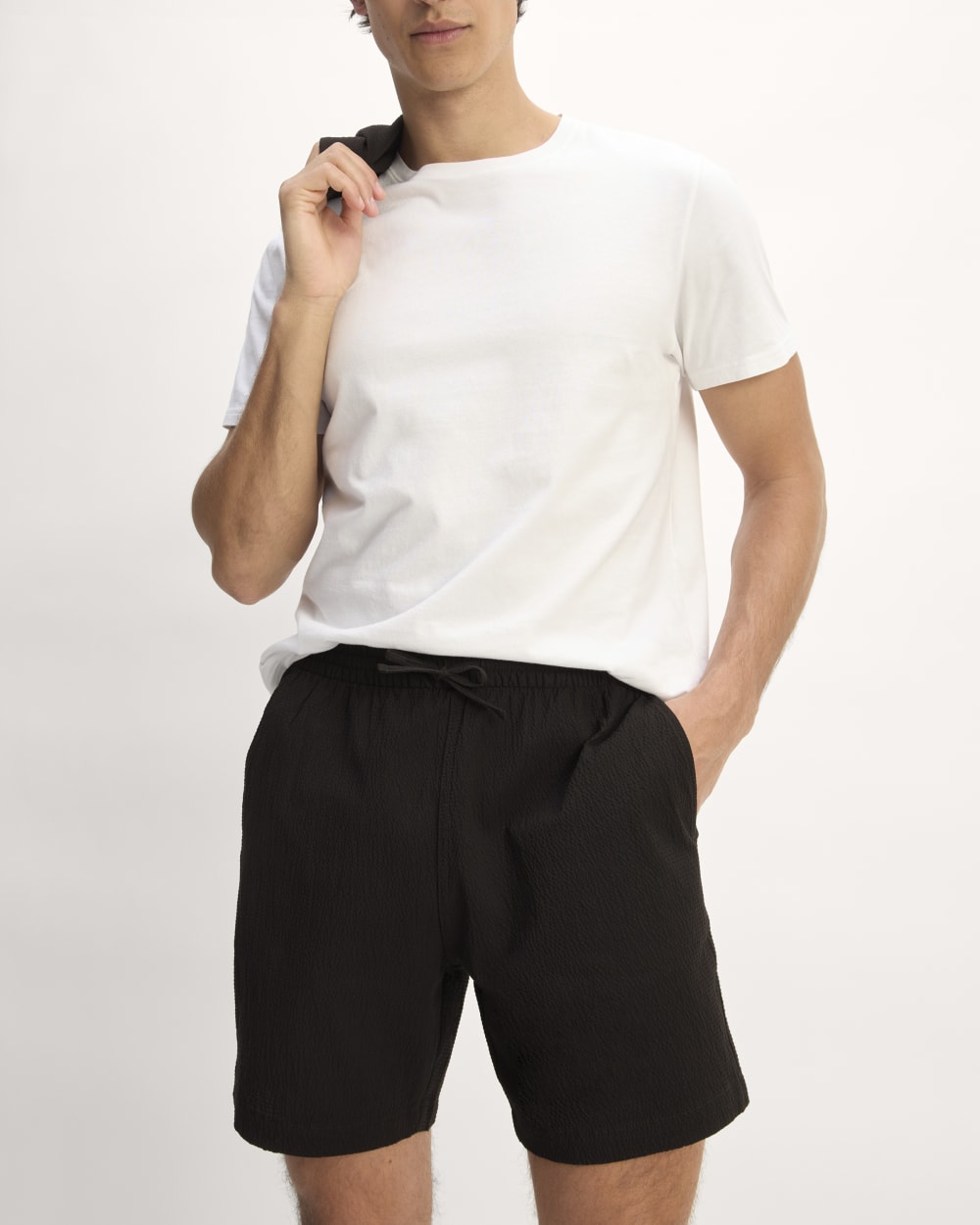 The Seersucker Short | Black
