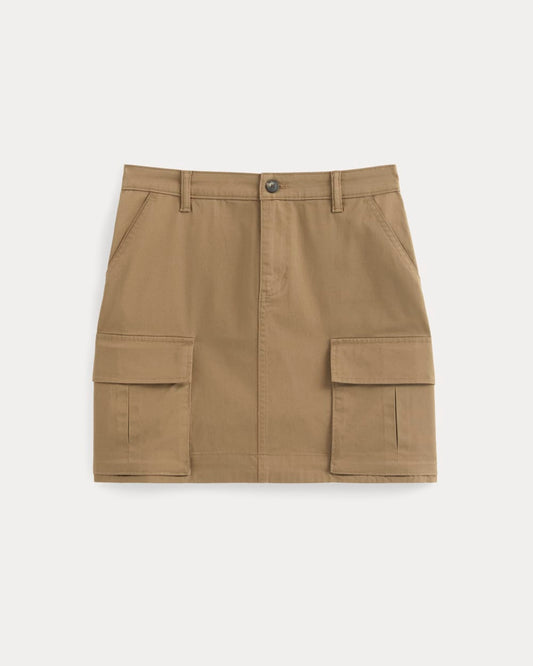 The Cargo Mini Skirt | Soft Brown