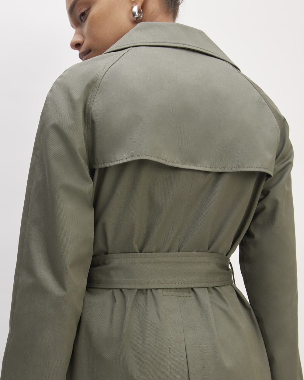 The Trench Coat | Pewter Green