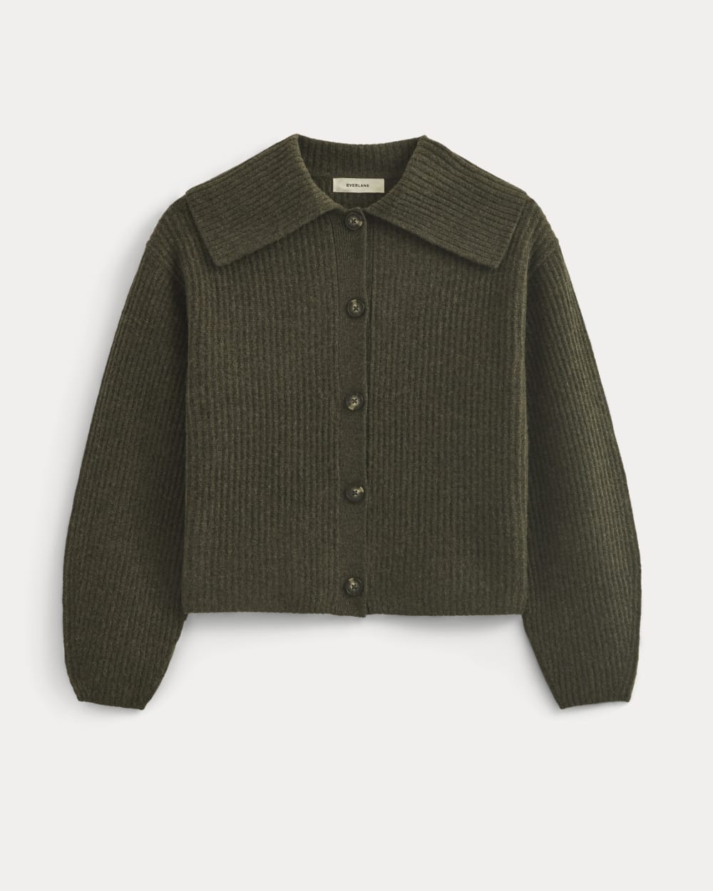 Fisherman Cardigan in Wool Cashmere | Heather Beech