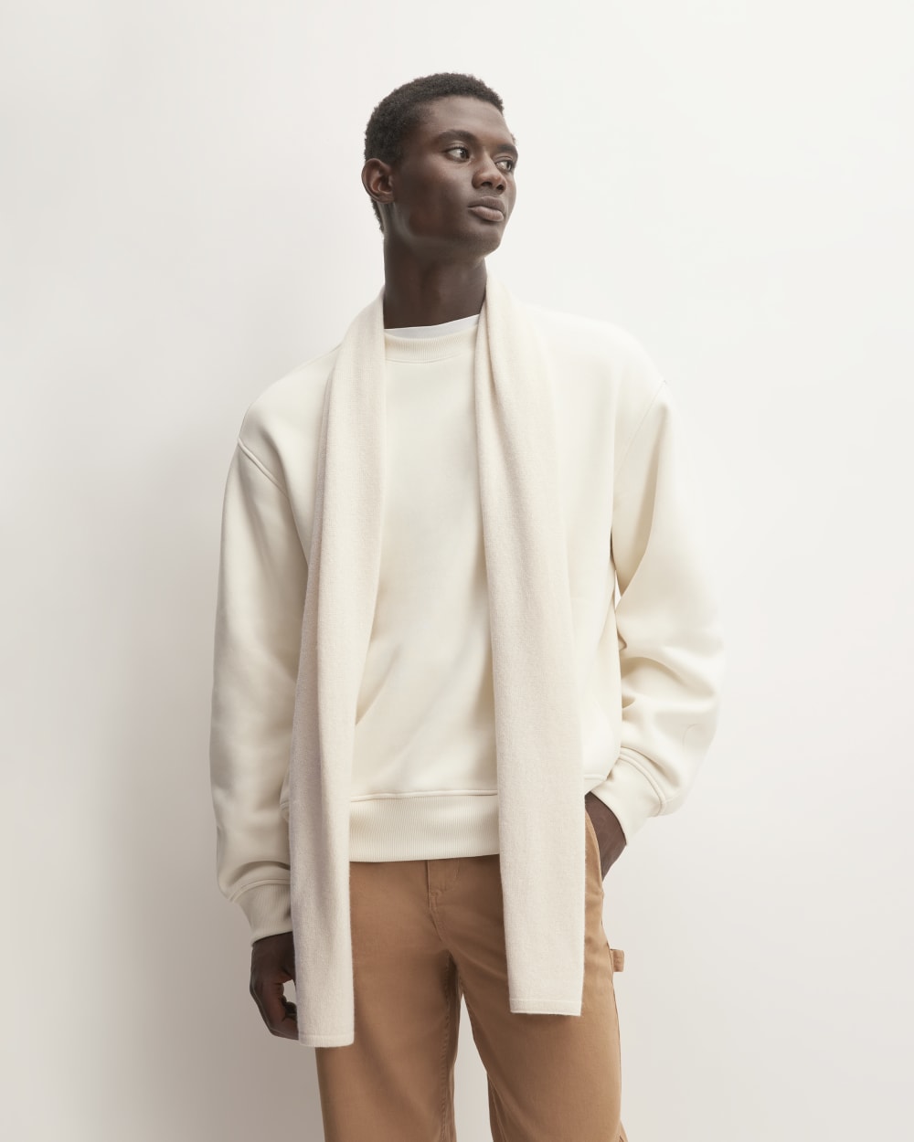 The ReCashmere Scarf | Bone