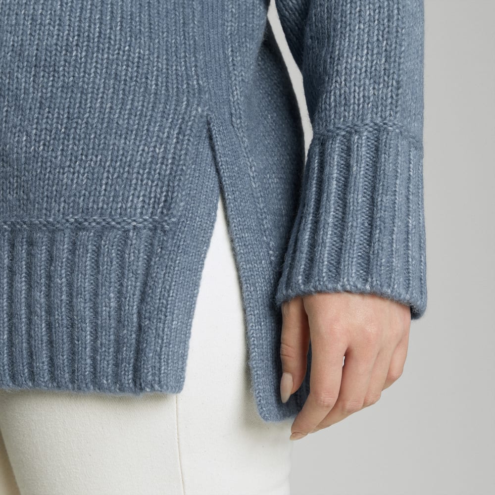 The Cloud Turtleneck | Faded Blue