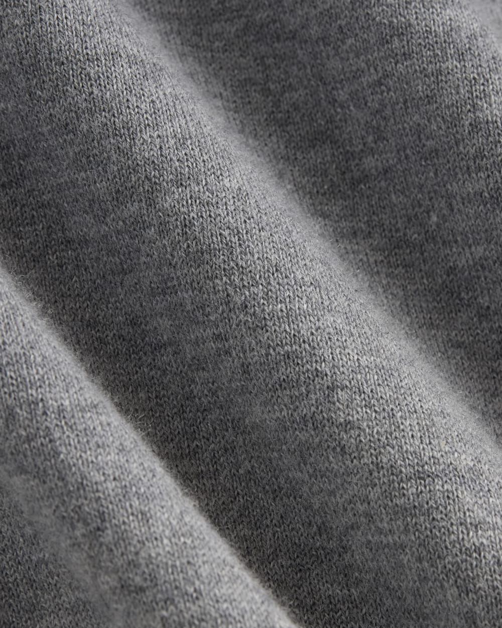 The Polo in Cotton Cashmere | Heather Charcoal