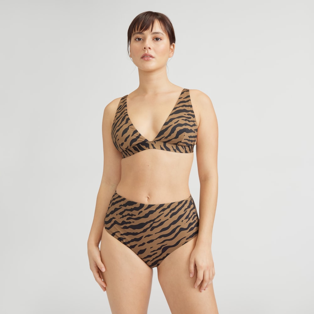 The High-Rise Hipster Bottom | Tiger Stripe Toasted Coconut