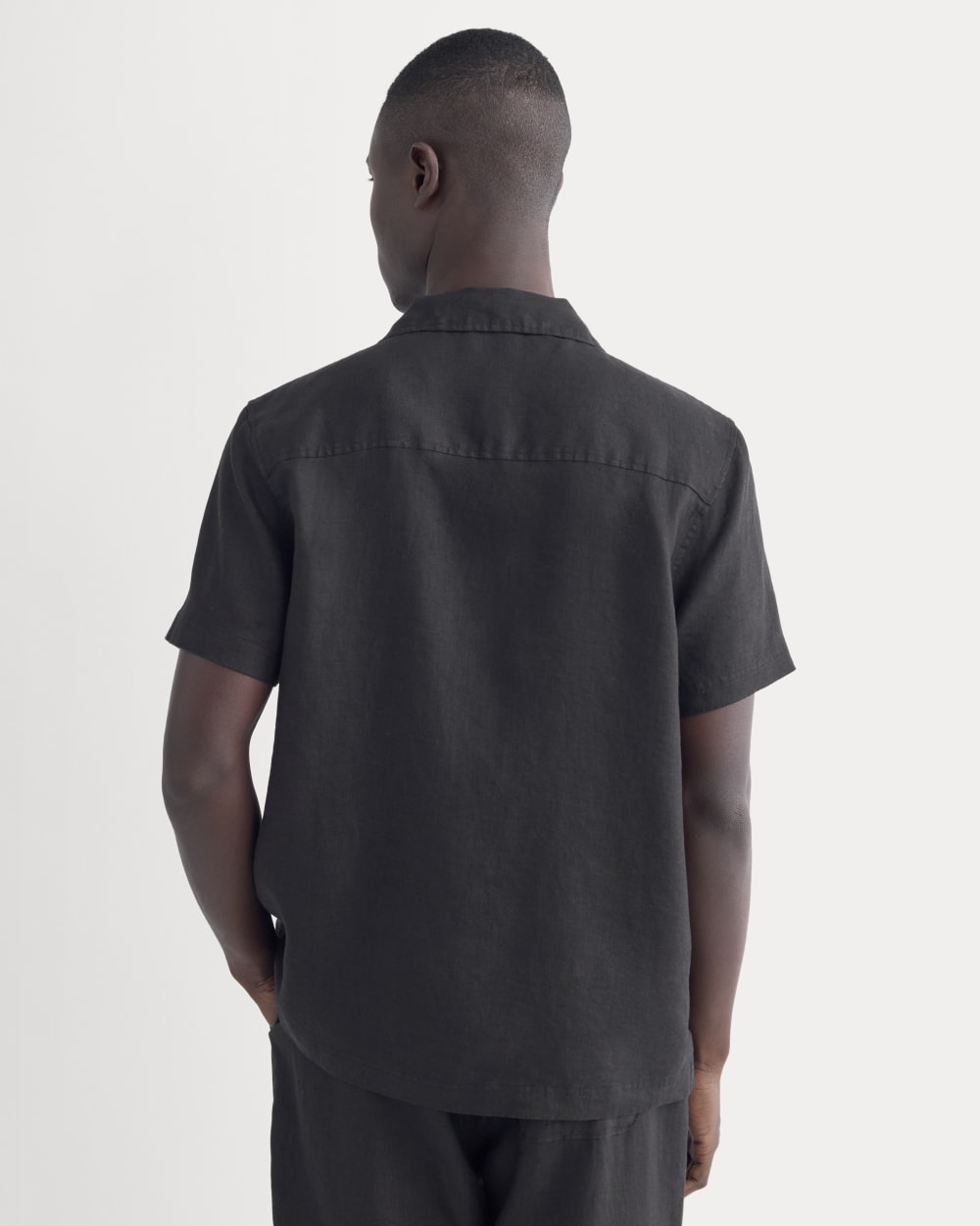 The Resort Shirt in Linen | Black