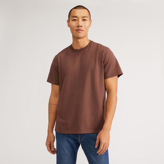 The Premium-Weight Crew | Uniform | Chocolate Brown