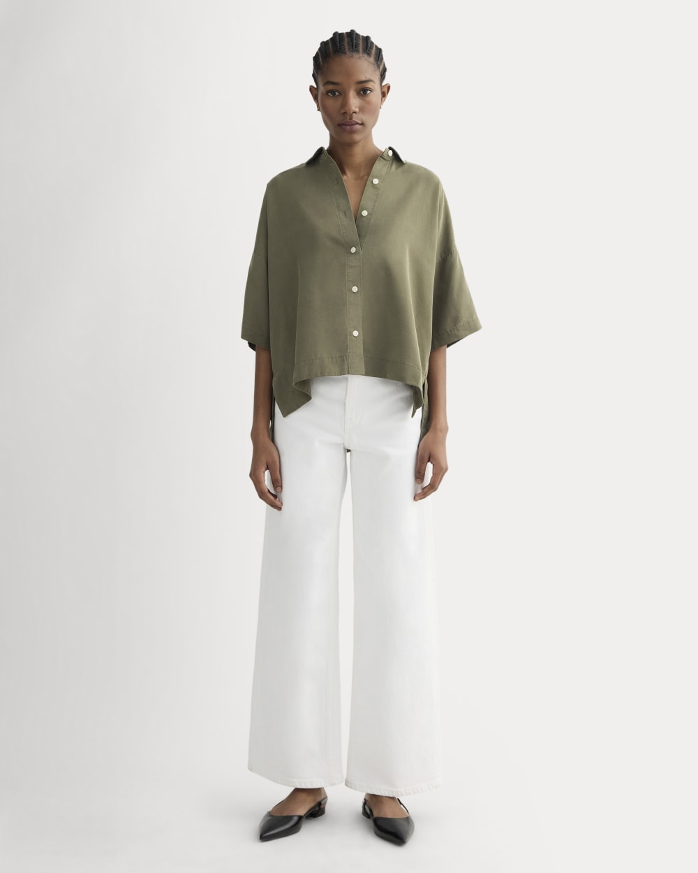 The Short-Sleeve Square Shirt in Butterlite | Kalamata