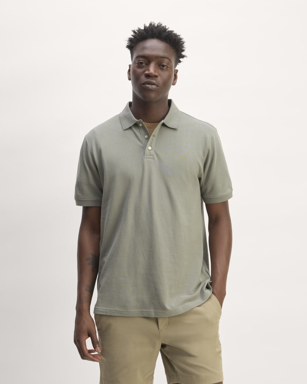 The Pique Polo | Sage Green