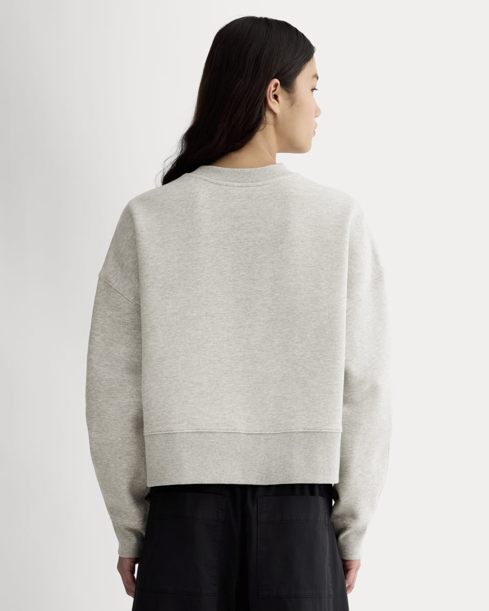 Luxe Fleece Sweatshirt | Heathered Grey