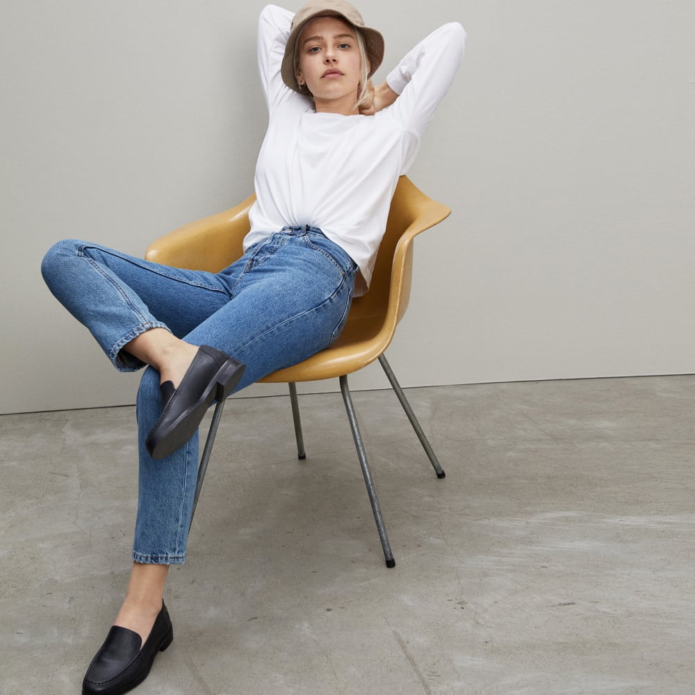 The Organic Cotton Long-Sleeve Tee | White