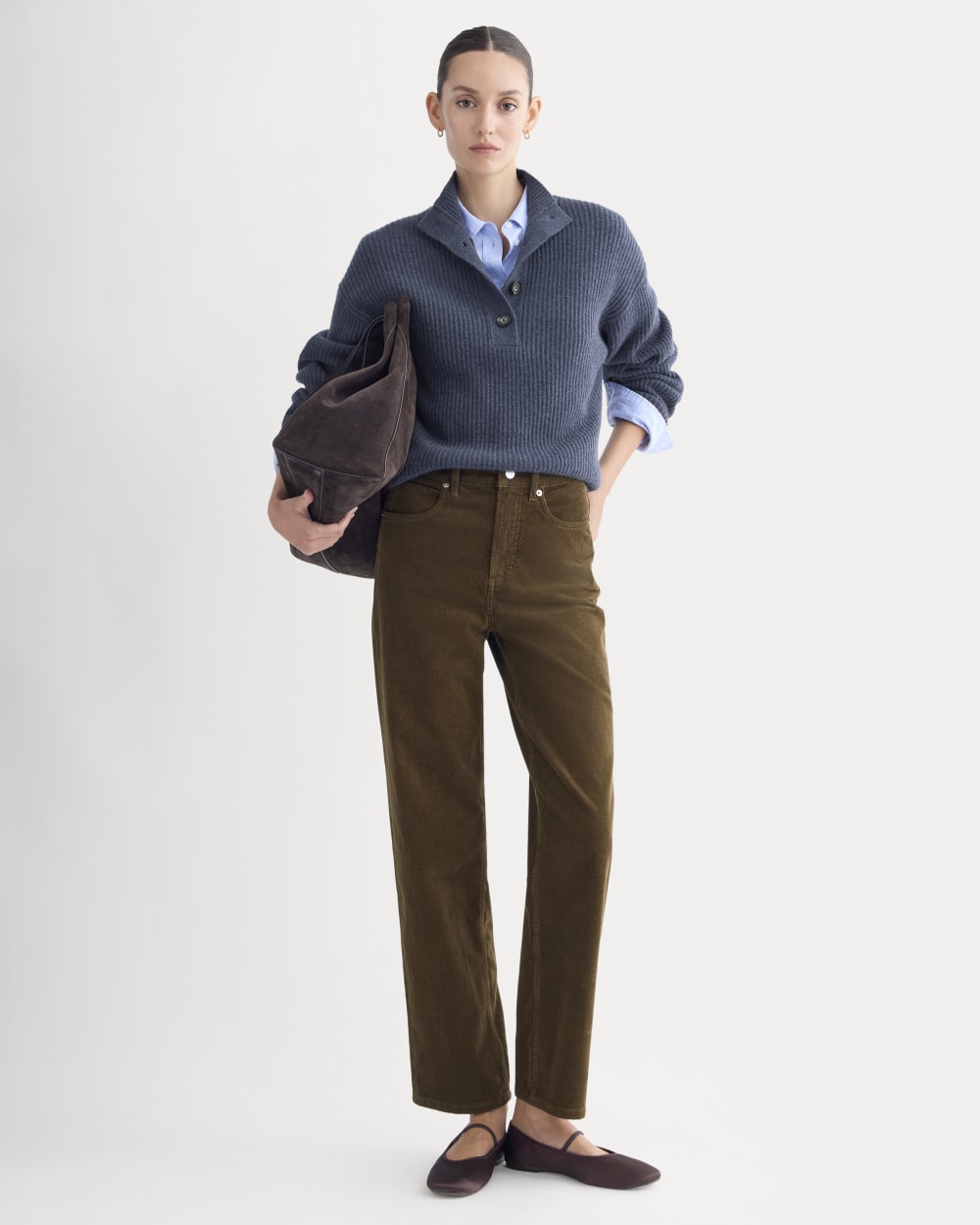 The Way-High® Corduroy Pant | Cocoa