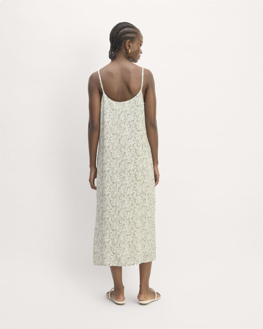 The Summer Slip Dress | Sage Mini Floral